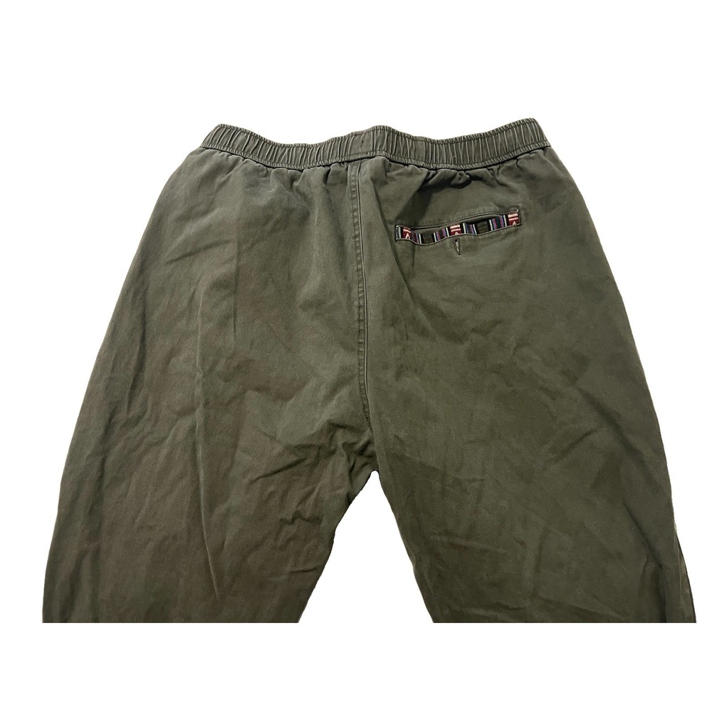Wowie Rambler Jogger Men L Green Casual Stretch Tapered Canvas Elastic - Picture 8 of 8